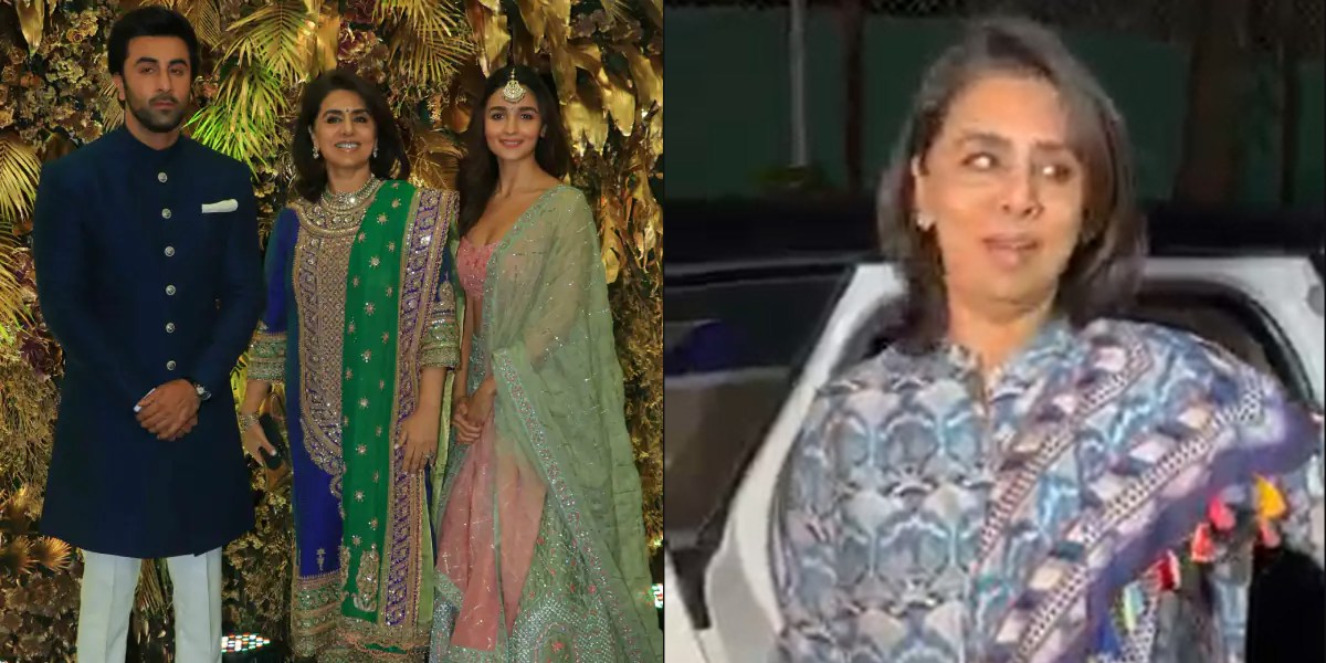 Dadi, Neetu Kapoor reacts when asked what Alia and Ranbir have named their child as!